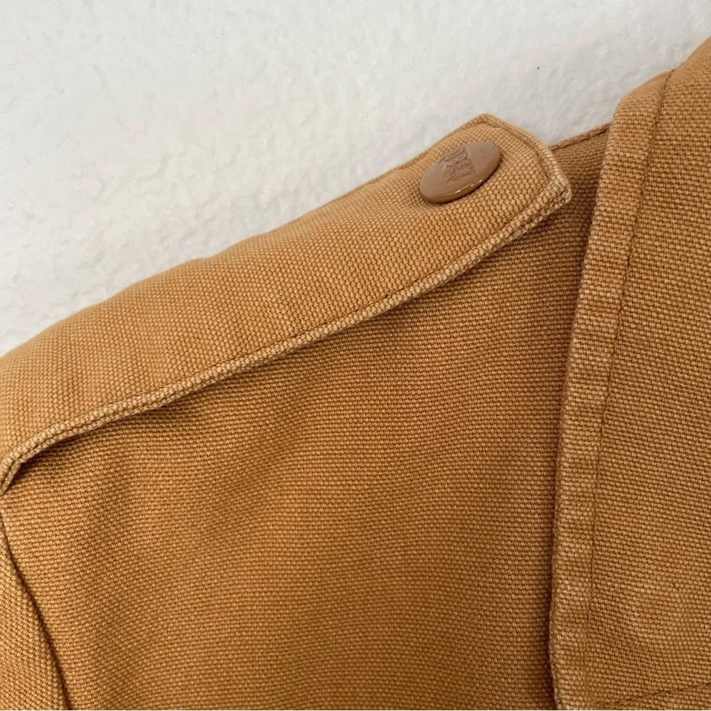 Obey Women's Tan and Yellow Jacket size S - Picture 10 of 14